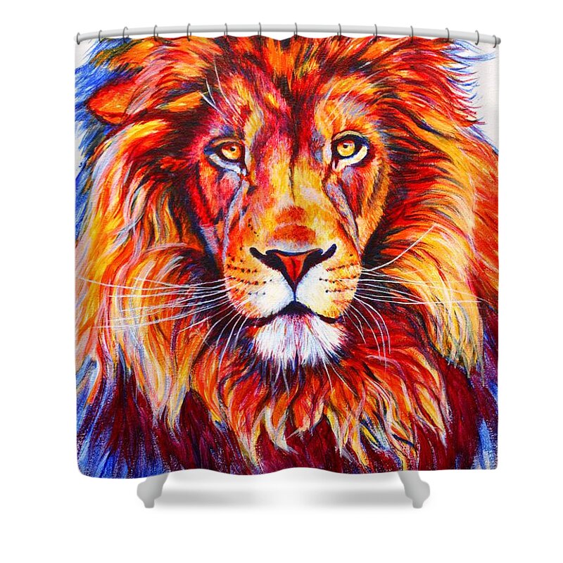 Details about   Indie Shower Curtain Dandy Cool Lion Character Print for Bathroom